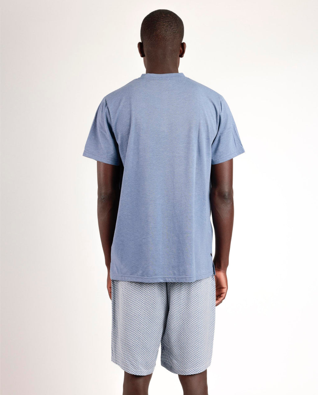 Admas shortsipyjama sininen