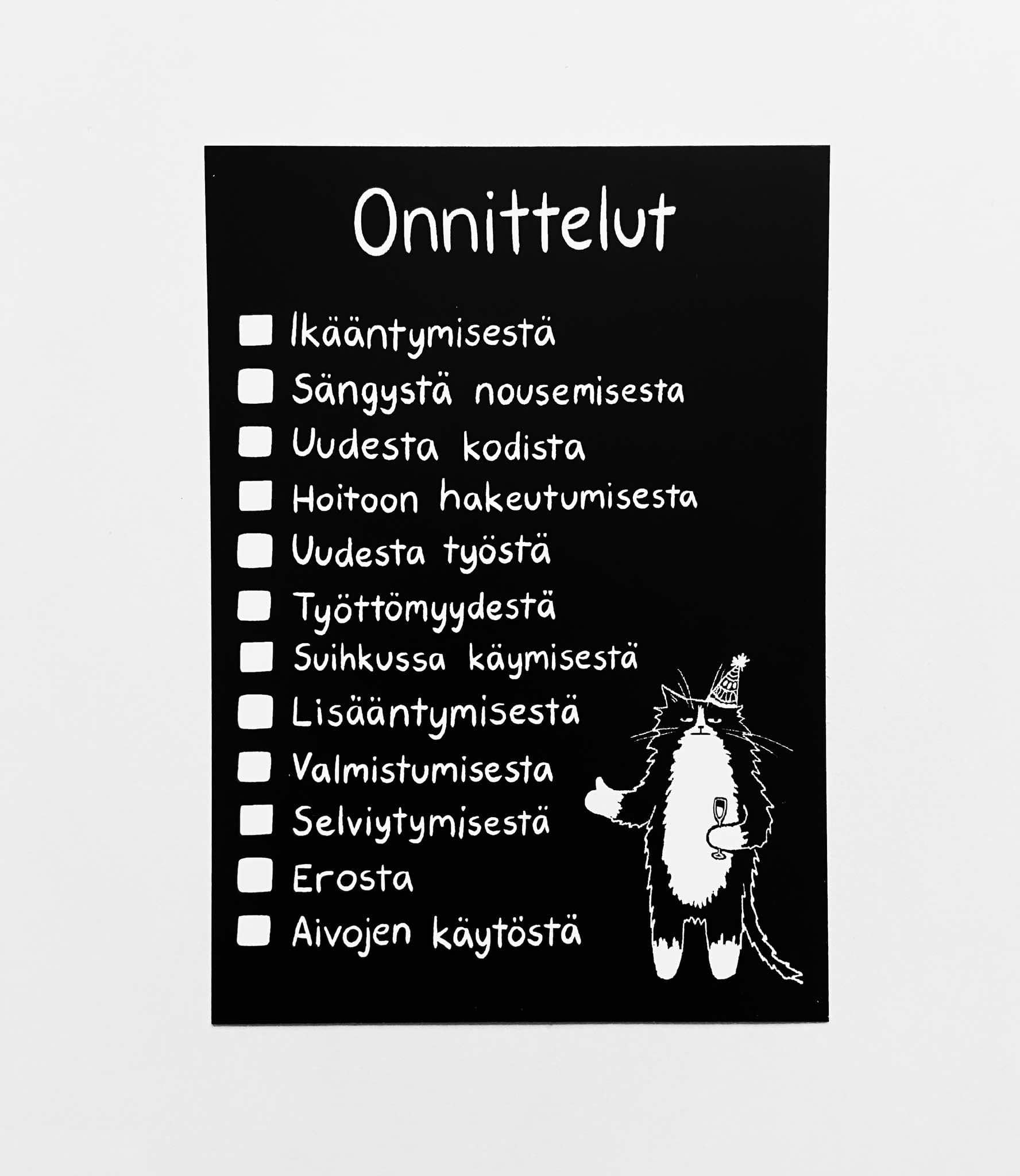 Darrakatti Onnittelut- postikortti