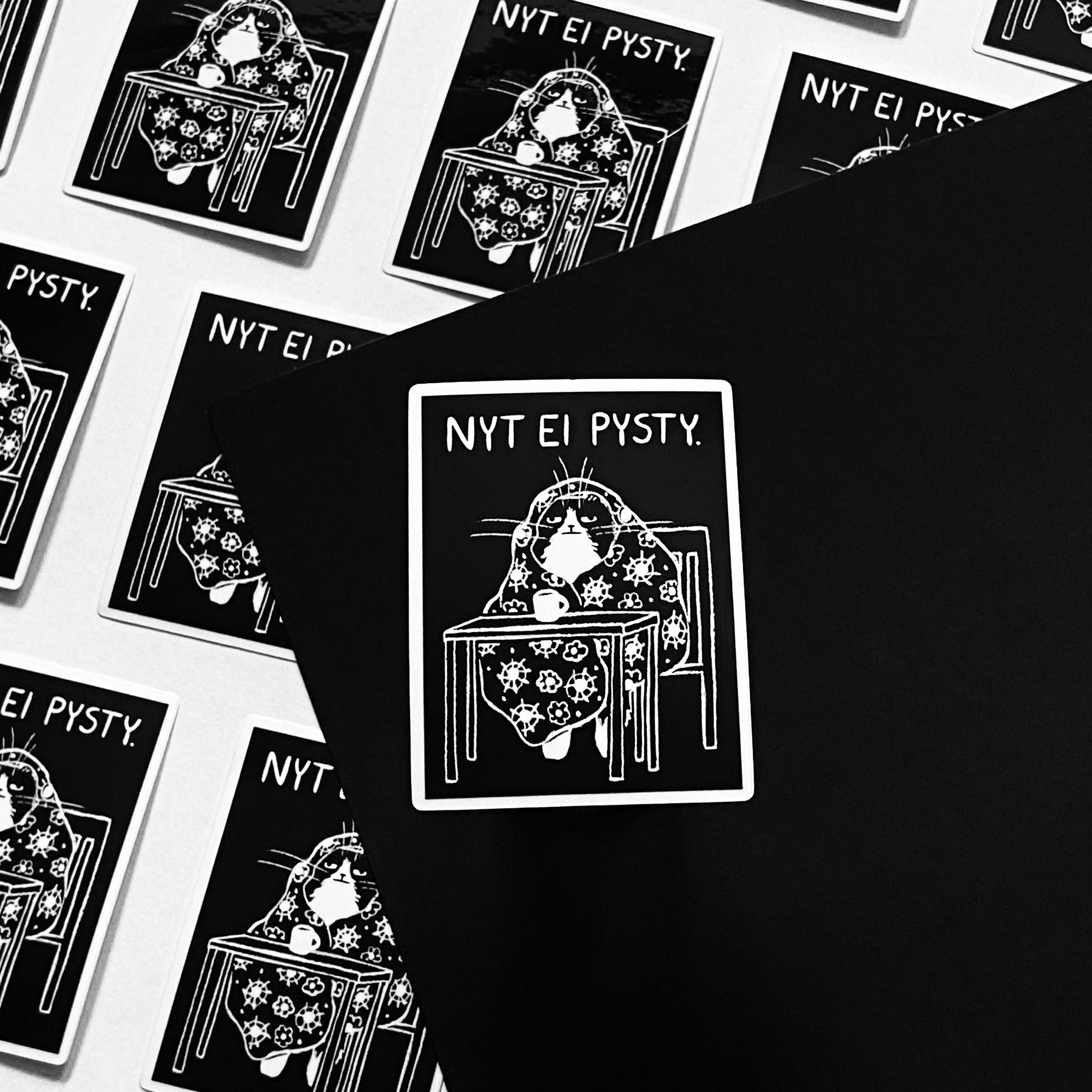 Darrakatti Nyt ei pysty-tarra