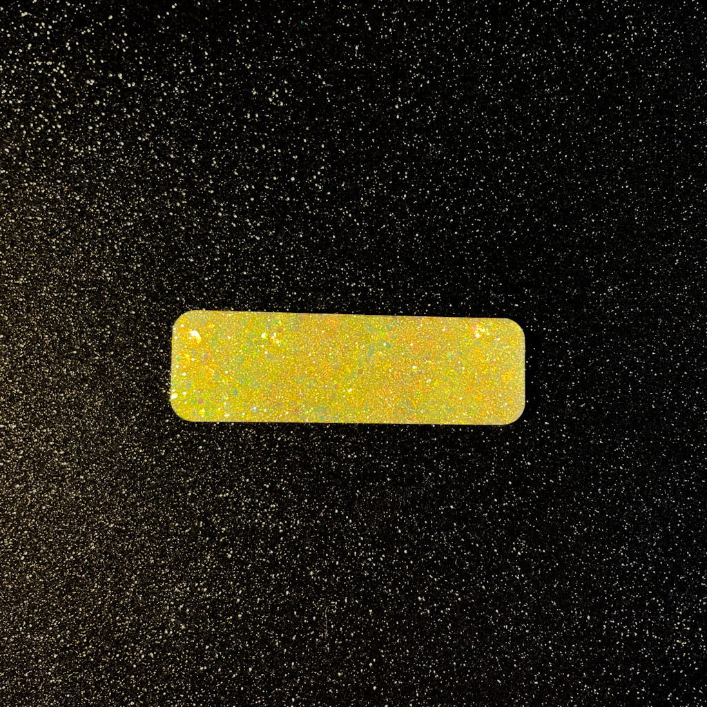Ilone keltainen glitterpinni