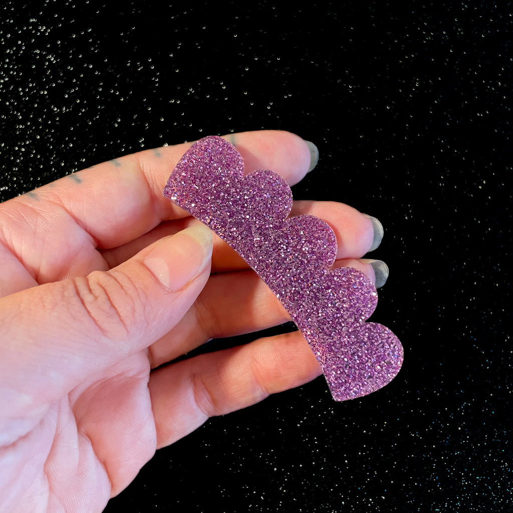 Ilone violetti glitterpinni