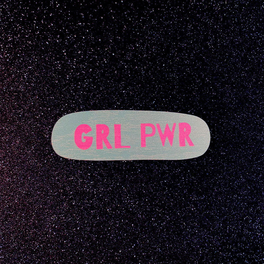 Ilone turkoosi/ pinkki Grl Pwr puupinni