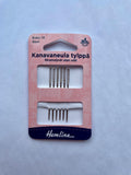 Hemline kanavaneula tylppä koko 18