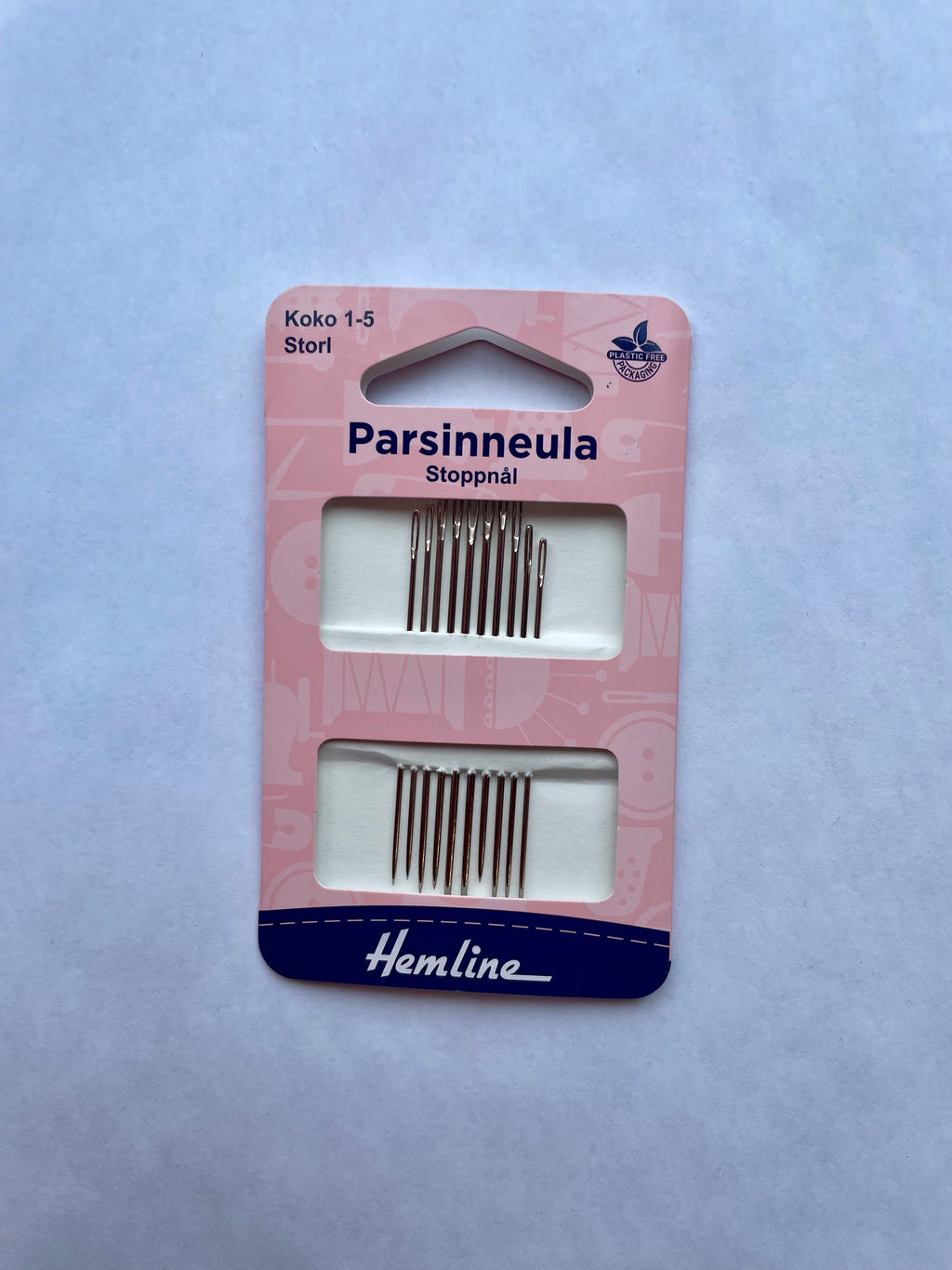 Hemline parsinneula koko 1-5