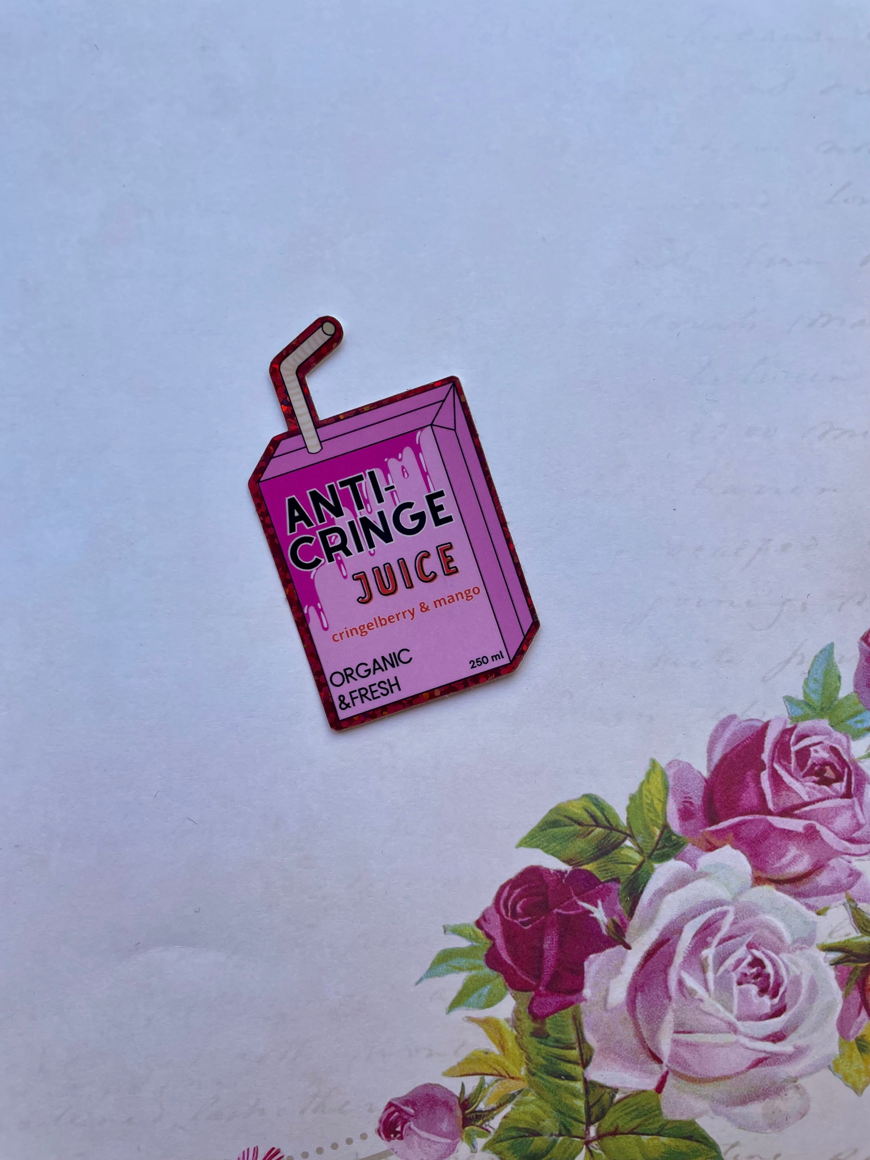 Puhelina Creative Anti- cringe juice tarra