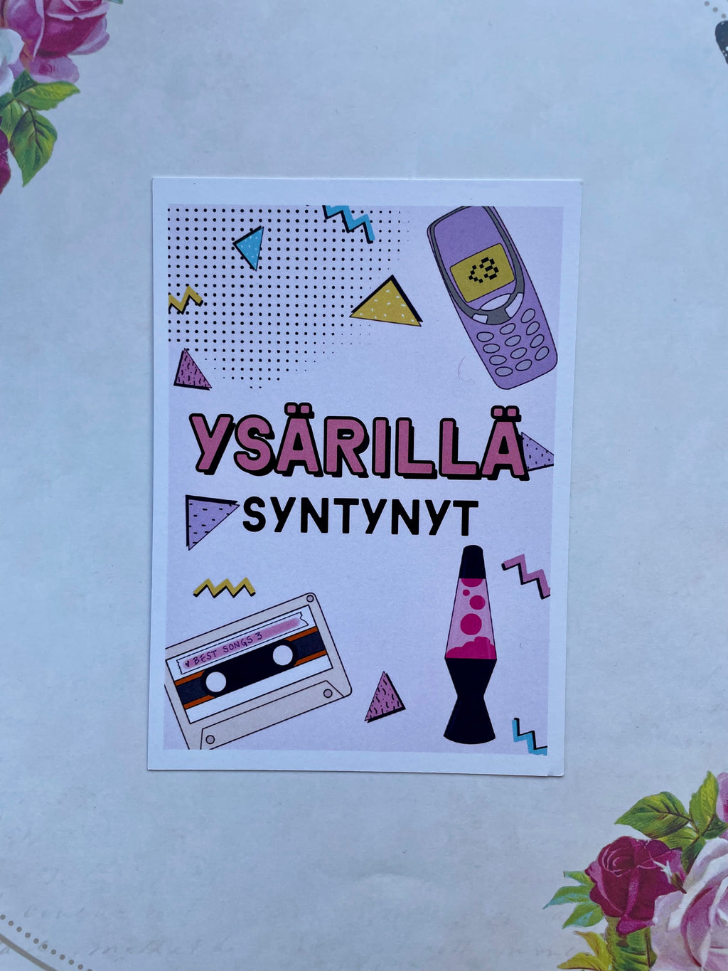 Puhelina Creative Ysärillä syntynyt postikortti