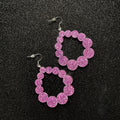 Ruffle Army violetit kuplakorvakorut