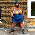 Snag Tights Rainbow- verkkosukkahousut