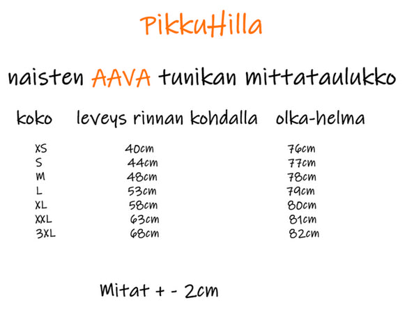 PikkuHilla Aava- trikootunika